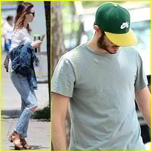 Leighton Meester & Adam Brody Separate for Sunday Outings | Adam Brody