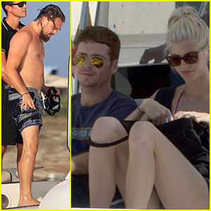 Leonardo DiCaprio Is Shirtless & Soakin' Wet During Vacation
