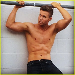 O-Town's Ashley Parker Angel Shows Off His Fit Shirtless Body for New Photo Shoot!