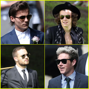 One Direction Attends the Wedding of Louis Tomlinson's Mom!