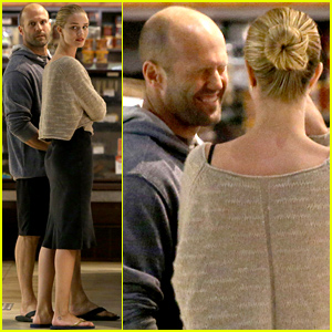 Rosie Huntington-Whiteley Makes Jason Statham Crack Up While Shopping - See the Cute Pics!