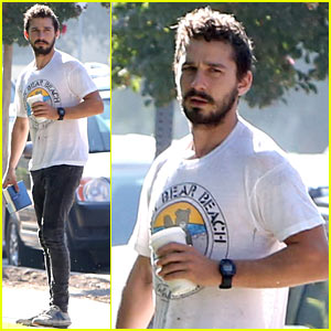 Shia LaBeouf Steps Out for an Early Morning Meeting