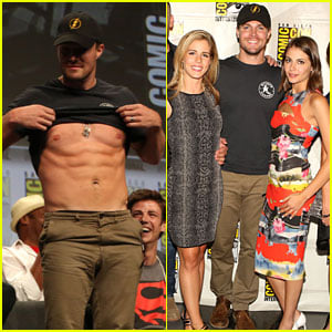 Stephen Amell Gets Shirtless at Comic-Con - Watch it Happen Here!