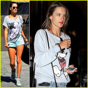Alessandra Ambrosio Shows Off Her Long Legs While Grocery Shopping!