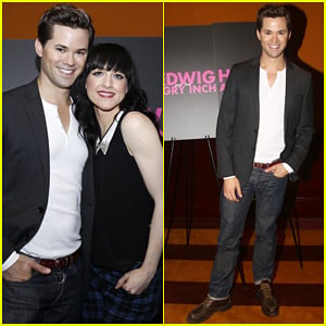 Andrew Rannells Attends 'Hedwig & the Angry Inch' Photo Call Before Taking Over for Neil Patrick Harris