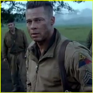 Brad Pitt Stars in Brand New 'Fury' Trailer - Watch Now!