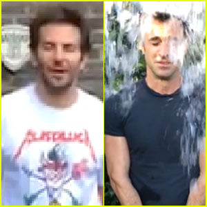 Bradley Cooper & Justin Theroux Bring More Star Power to Ice Bucket Challenge - Watch Now!
