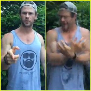Chris Hemsworth Takes on the Ice Bucket Challenge & Nominates His 'Avengers' Co-Stars! (Video)