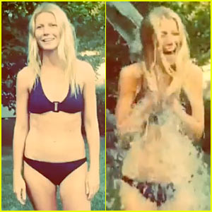 Gwyneth Paltrow Wears Bikini for Ice Bucket Challenge, Nominates Ex Chris Martin!