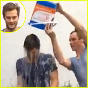 Jamie Dornan Accepts Eddie Redmayne’s Ice Bucket Challenge – Watch Now!