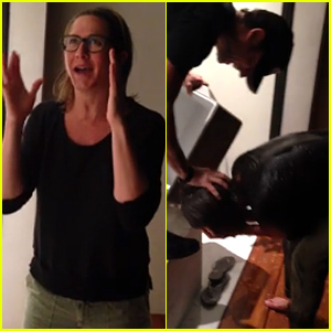 Jennifer Aniston Completes Ice Bucket Challenge, Justin Theroux Pours a Ton of Water On Her Head!