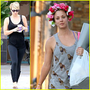 Kaley Cuoco Is the Epitome of Royalty By Wearing a Floral Crown