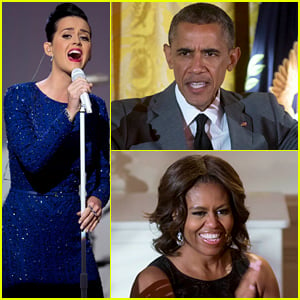 Katy Perry Sang for the President & First Lady Last Night at the White House!