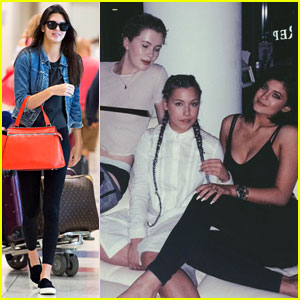 Kendall Jenner Jets to NYC While Kylie Hangs with Ireland Baldwin!