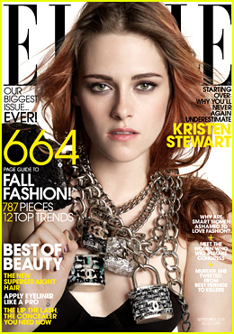 Kristen Stewart Graces the Cover of 'Elle' Magazine's September 2014 Fashion Issue