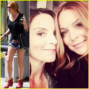 Lindsay Lohan & Tina Fey Have a 'Mean Girls' Reunion for Entertainment Weekly!