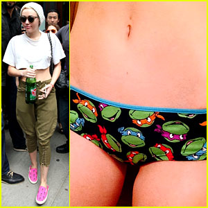Miley Cyrus Models the 'TMNT' Underwear a Fan Gave Her!