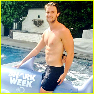 Patrick Schwarzenegger Strips Down for ‘Shark Week’ Fun! | Patrick