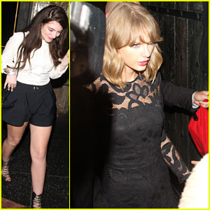 Taylor Swift & Lorde Switch Up Outfits for VMAs After Party