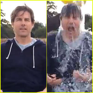 Tom Cruise Completes ALS Challenge with 8 Buckets of Ice!