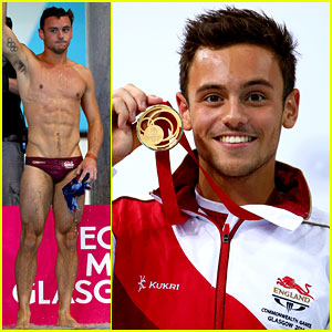Tom Daley Wins Gold at Commonwealth Games, Cheered on By Boyfriend Dustin Lance Black!