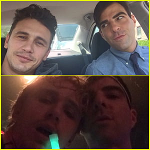 Zachary Quinto & James Franco Look Like They're Becoming Total BFFs!