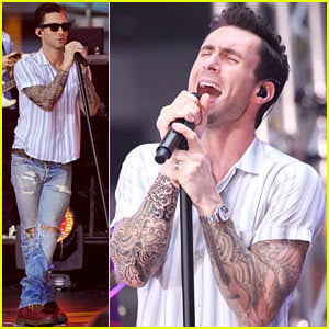 Adam Levine Performs 'Maps' with Maroon 5 on 'Today Show'