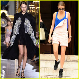 Cara Delevingne Fiercely Hits the Runway for Stella McCartney