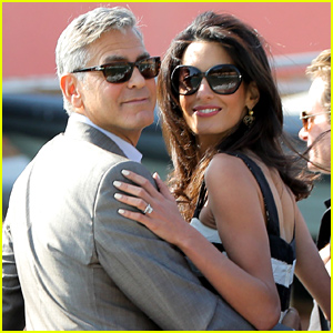 George Clooney & Amal Alamuddin Look So in Love Ahead of Their Weekend Wedding