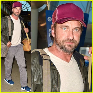 Gerard Butler Is Back in the States After His Trip to London
