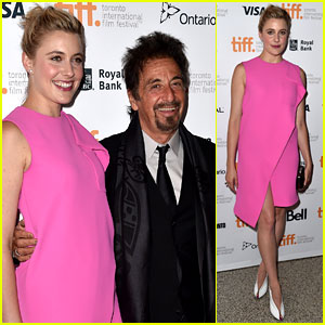 Greta Gerwig Is Pretty in Pink for 'The Humbling' TIFF Premiere!