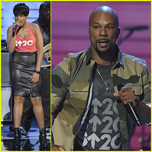 Jennifer Hudson & Common Sing 'Remission' at Stand Up to Cancer 2014 - Watch Now!