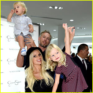 Jessica Simpson Takes Cutest Family Pics at Nordstrom Event