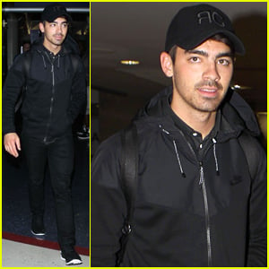 Joe Jonas Returns to Los Angeles After Spending Time with Gigi Hadid in NYC