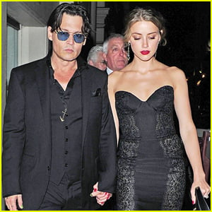Johnny Depp & Amber Heard Hold Hands After the GQ Men of the Year Awards 2014