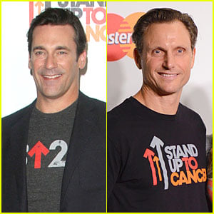 Jon Hamm & Tony Goldwyn Are Happy to Stand Up to Cancer 2014