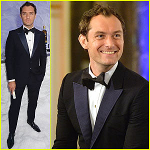 Jude Law Dresses to Impress For 'Symphony in Blue: A Journey To the Centre of The Glass'