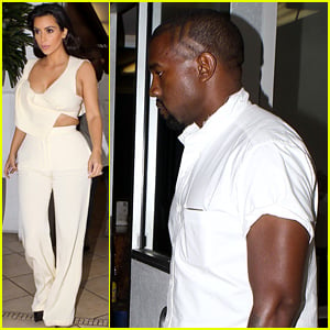 Kim Kardashian Rocks Sexy Crop Top for Dinner with Kanye West & Kris Jenner