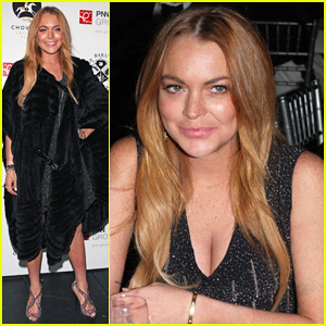 Lindsay Lohan Shows Love to the Camera at The Chovgan Twilight Polo Gala!