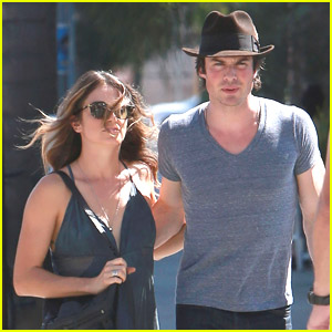 Ian Somerhalder & Nikki Reed Hold Hands On A Hot Day in Los Angeles