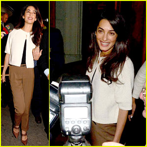 Amal Alamuddin Changes Her Last Name to Clooney, Gets Back to Work in Greece!