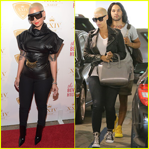 Amber Rose Is Blacked Out As XXIV Karat Launch Party Hostess!