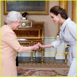 Angelina Jolie Meets the Queen of England & Officially Becomes an Honorary Dame