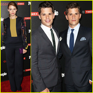 Holland Roden Hits Up 'People's Ones To Watch Party with Her Teen Wolf Co-Stars Max & Charlie Carver!