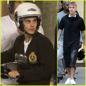 Justin Bieber Travels Florence By Vespa With Dad Jeremy!