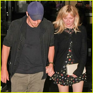 Kirsten Dunst & Garrett Hedlund Hold Hands For Their Date Night