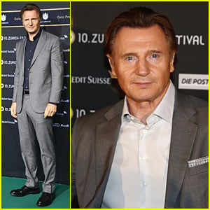 Liam Neeson Suits Up For a 'Walk Amongst the Tombstones' at Zurich Film Festival