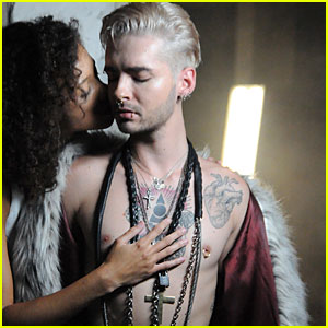 Tokio Hotel's Bill Kaulitz Goes Shirtless Sexy In New Exclusive Behind the Scenes Pics For 'Love Who Loves You Back' Music Video
