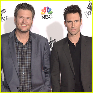Adam Levine & Blake Shelton Are All About That 'Voice' at CityWalk Christmas Tree Lighting
