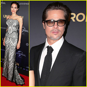 Angelina Jolie Gets Support from Hubby Brad Pitt at Australia 'Unbroken' World Premiere!